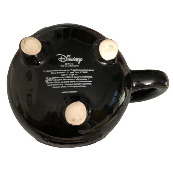 Disney Villains The Evil Queen Black Kettle Cauldron Sculpted Ceramic Mug 23oz - Picture 5 of 7